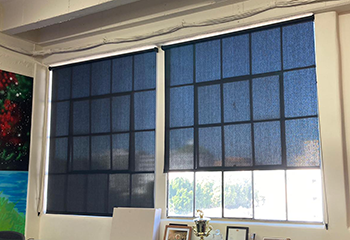 Commercial Space with Sheer Window Shades, Santee CA